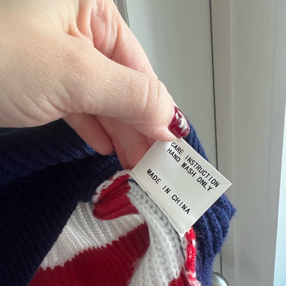 Queen of sparkles united we sparkle sweater tank / sweater vest xl - Picture 4 of 6